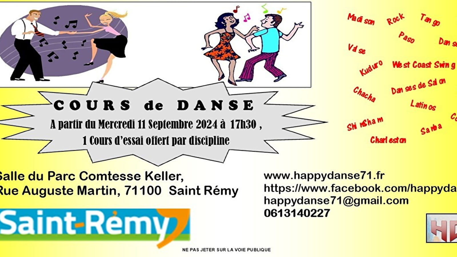 Dance lessons registration