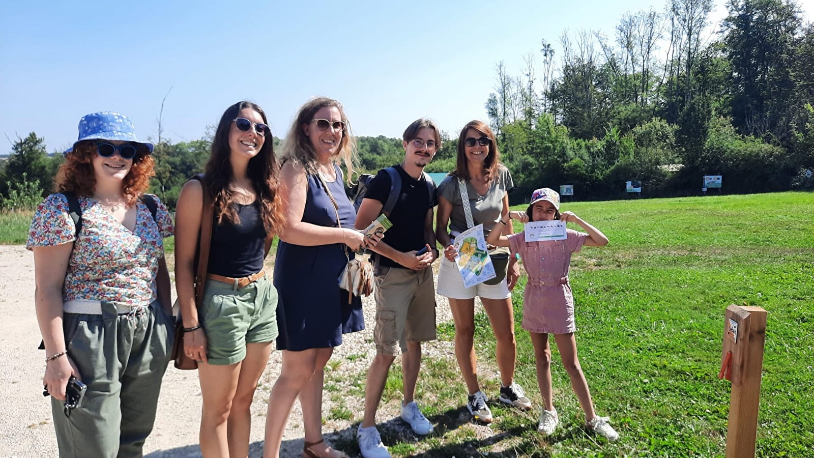 Orienteering course at the Pyramide du Loup